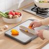 Durable Steel Double-Sided Chopping Board Anti-Slip Chopping Block  Cooking Preparation
