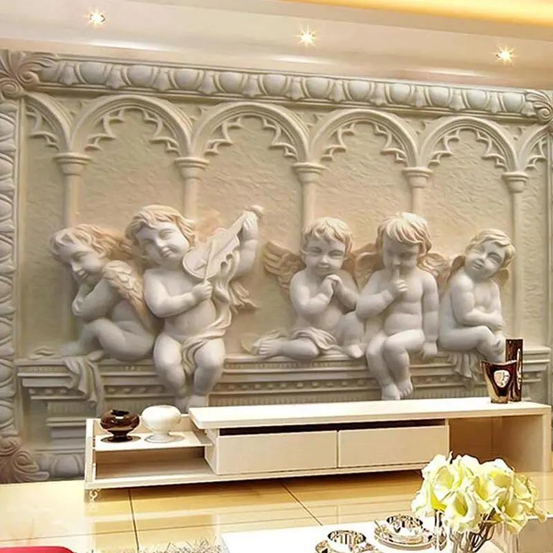 3d Mural Modern Relief Character Wallpaper Living Room Children's Bedroom Home Decoration Wallpaper