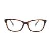 Versace Brand Logo Acetate Rectangular Optical Frame Women's Brown 26126528 VE3375108-Brown F