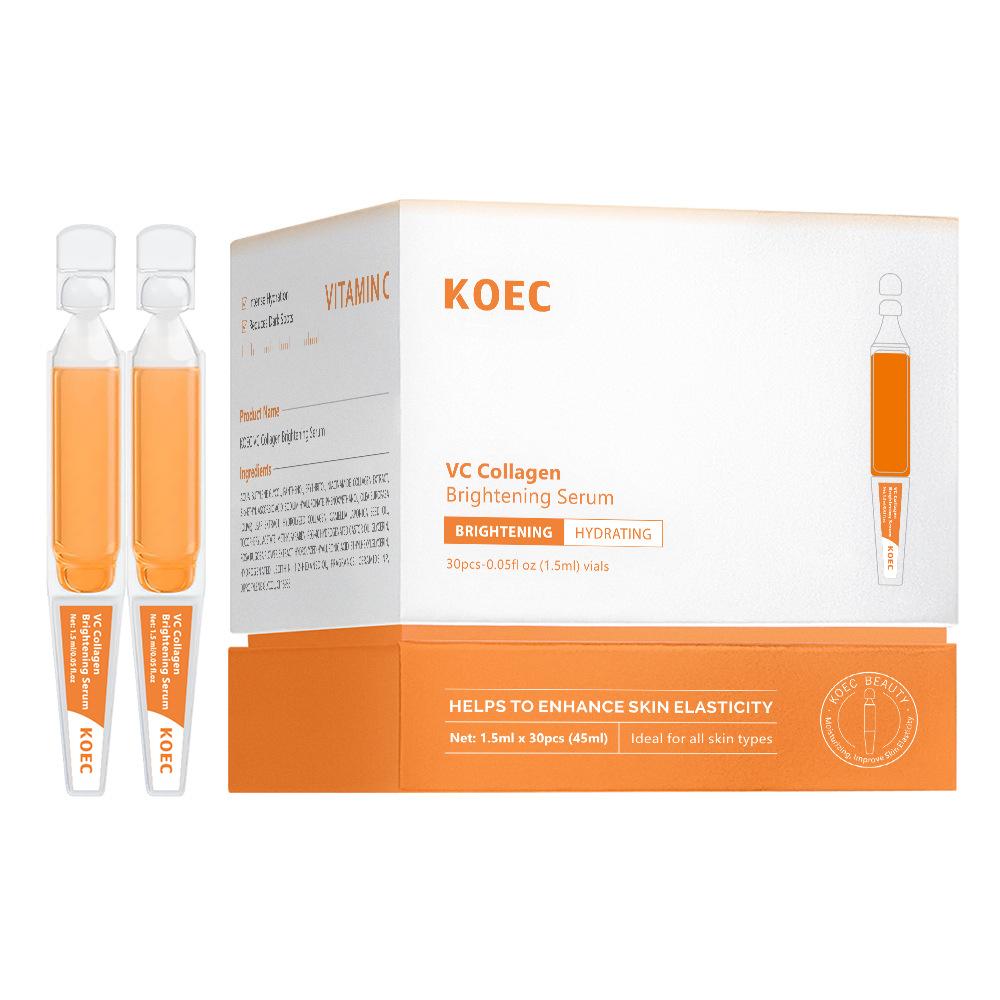 KOEC Collagen VC Brightening Ampoules 30x1.5ml Hydrating Face Serum
