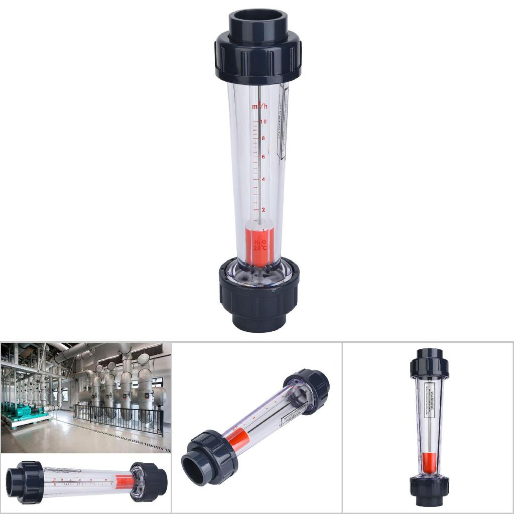 LZS 32 (D) ABS Plastic Tube Type Liquid Flowmeter Flow Measuring Instruments 1 10m H