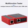 HDMI-совместимый HD тестер сетевого кабеля RJ45 сетевой Lan 8P8C POE Anti Burn RJ11 тестер телефонной линии защита POE