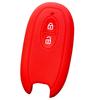 [IKT] Silicone Cover for Suzuki Car Smart Key 2 Buttons Red/Wagon R/Hustler/Lapin/Luke/Solio/MR Wagon/Alto/Palette/Spacia/Wagon Earl,