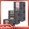 6pcs/set Clothes Storage Bags Upgraded Foldable Fabric Storage Bags Storage Containers For Organizing Bedroom