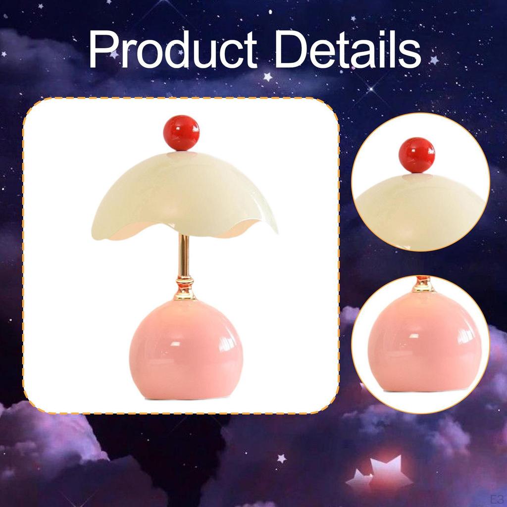 Eggshell Table Lamp Bedside Nordic Modern Night Light LED Desk for Parties Restaurant