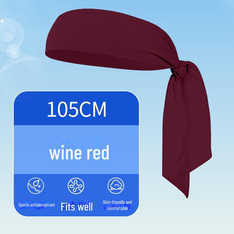 Летняя быстросохнущая теннисная повязка на голову Ice Silk и регулируемый пояс для защиты от пота для велоспорта и спорта