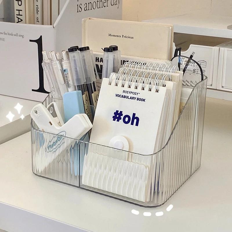 Прозрачный ящик для хранения косметики, прозрачный белый настольный органайзер для макияжа, роскошные аксессуары для ванной комнаты, акриловая полка для мелочей