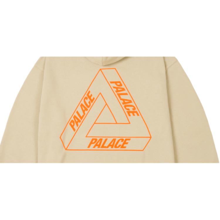 Palace Светящийся Трилистник Худи Каменно-серый Унисекс Топы P27CS173
