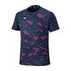 Table Tennis Game Short JTTA Dress Navy Shirt, Sleeve, Certified, Moisture-Wicking, Quick-Drying, Unisex, 82JAC104,