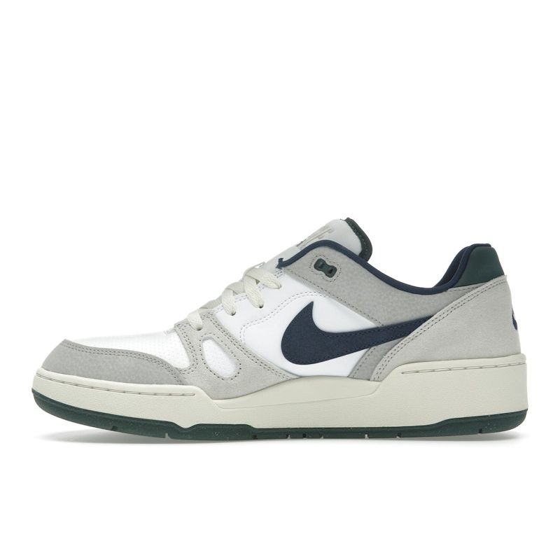 Nike Full Force Low White Navy Teal Men Sneakers Light-Iron-Ore Light-Bone Midnight-Navy FZ3595-100