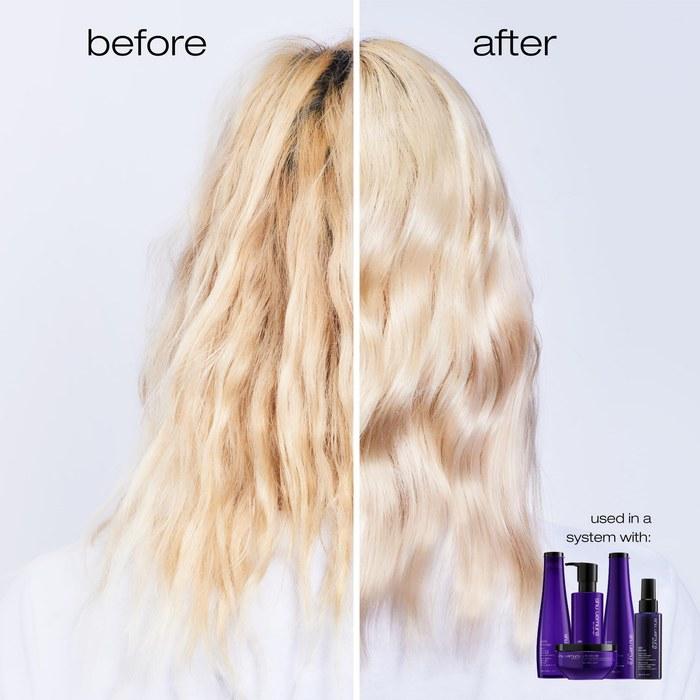 Shu Uemura Art of Hair Yubi Blonde Фиолетовый шампунь против желтизны - Коррекция цвета, Нейтрализация, Очищение для светлых волос - 10 жидких унций (1 пакет)
