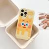 Zhitai Cartoon Cheese Air Cushion Silicone Case for iPhone 15/14/13/12/11