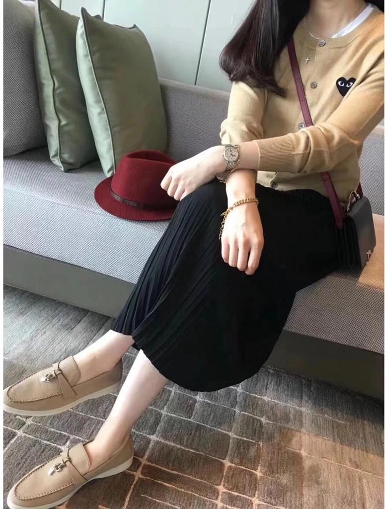 Женские лоферы слипоны с кисточками в британском стиле 2024 - Удобная плоская мягкая подошва