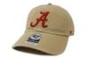 Кепка 47 Brand Seven Cap 47 CLEAN UP Университет Алабамы Crimson Tide NCAA College ХАКИ (Сорок Брендов)