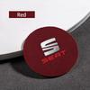 Car Coaster Mat Water Cup Slots Non-Slip Pad For Seat Leon 5f Ibiza 6l 6j Leon 1p Cushion Altea Xl Leon Mk car Accessories sij032