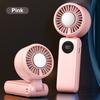 Newstyle Handheld Mini Turbo Fan 100 Wind Speeds Adjustable 4000mAh Batteries Cold Compress Mini Personal Fan USB Charging Fan