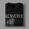 Мужская футболка Slowdive Band, 100% хлопок, новинка, футболки с коротким рукавом и круглым вырезом, летняя футболка