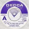 7inch Record LIEUTENANT PIGEON - I'll Take You Home Again Kathleen F13486PROMO Decca 1974 UK Pop Used