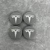 ahsgp6 4PCS 56MM GR Sport Emblem Wheel Center Hub Cap Car Rims Cover Hubcaps Tesla Model 3 Y X S