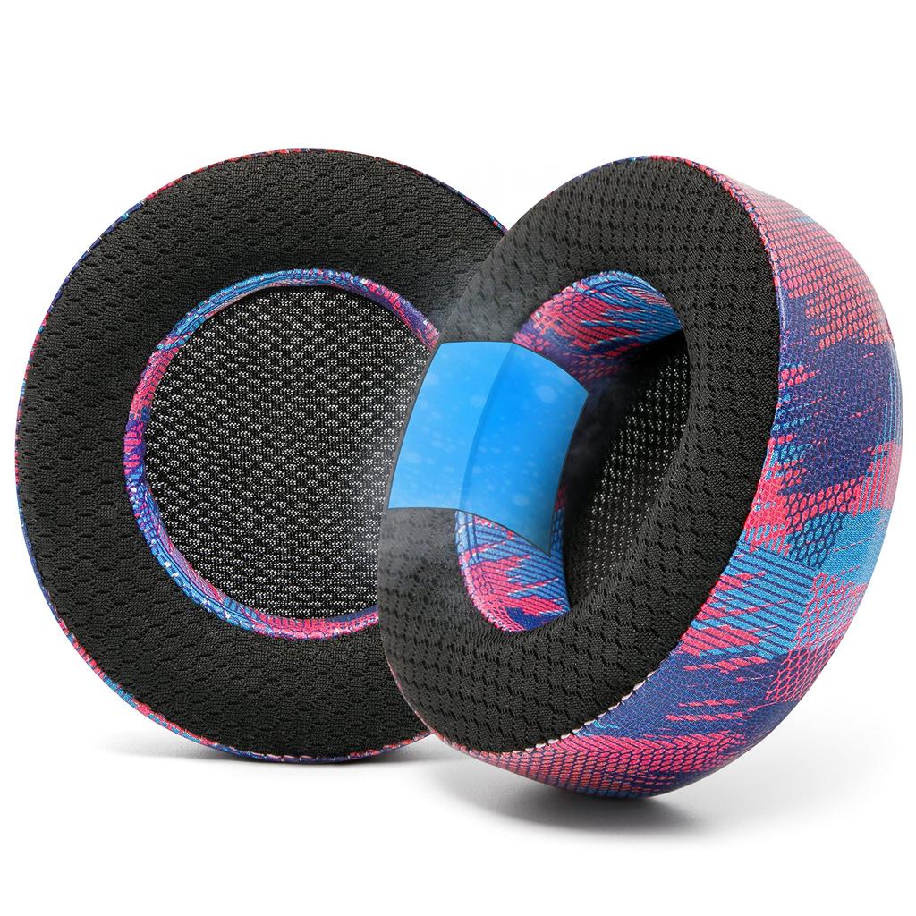 WC Freeze Virtuoso Hybrid Fabric Cooling Gel Replacement Ear Pads for Corsair Virtuoso Gaming Made by Wicked Improved and Sound Isolation Speed Racer