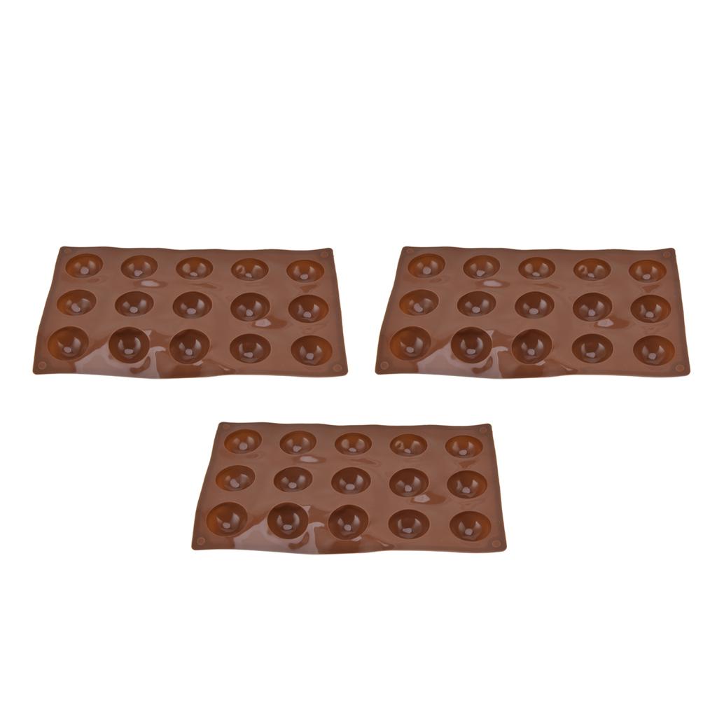 3 шт. 15 отверстий силиконовая форма для шоколадных бомбочек форма для выпечки полусфера для торта желе пудинг