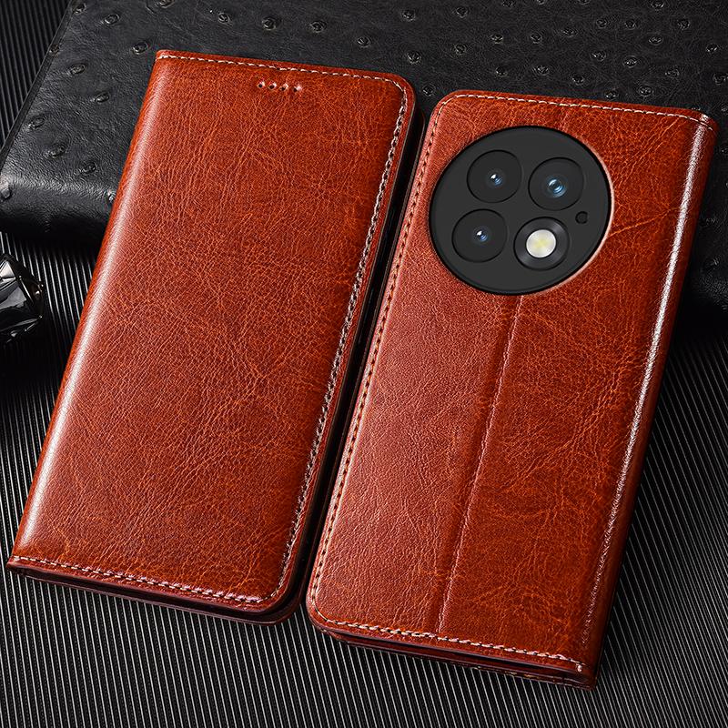 Чехол из натуральной кожи Crazy Horse для Oneplus 6 6T 7 7T 8 8T 9 9R 10 10T 11 11R 12 12R 13 13T 13S 13R Pro Чехлы для телефона