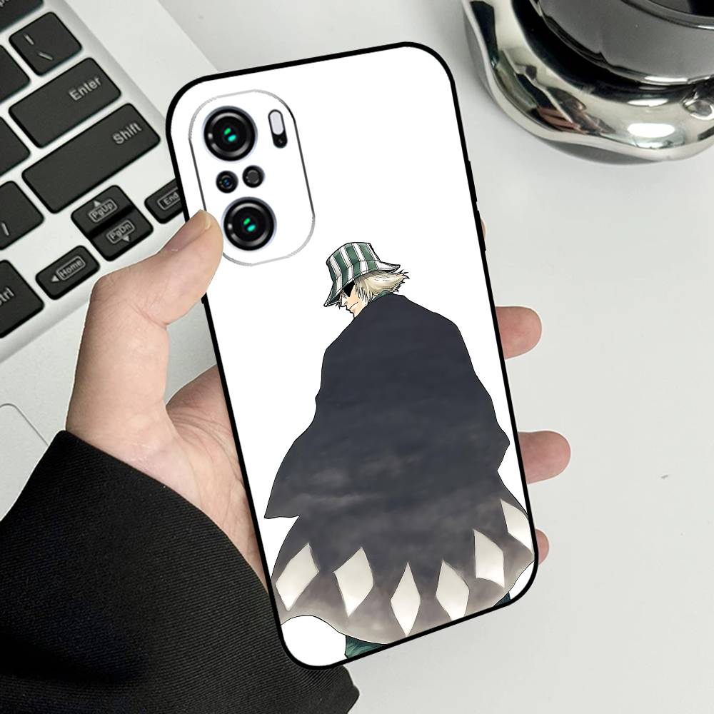 Чехол для телефона Bleach Anime Л-Кисуке Урахара Черный чехол для телефона для Xiaomi 11 12 Redmi Note 11 5G 8T 9A 9 10T Note8Pro Note9 12S Ultra