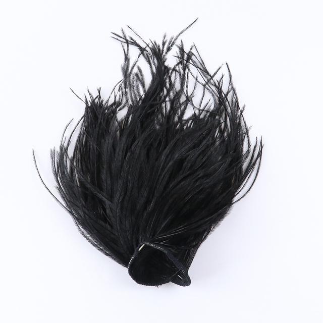 Перья1Метр Белые Страусиные Перья Отделка Бахрома 10-15/15-18/18-22 см Перья Лента Для Свадебных Поделок Пошив Платьев Аксессуары Для Вечеринок