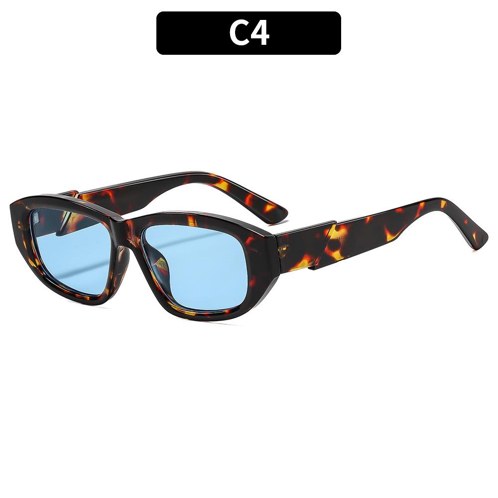 1pc Retro Cat-Eye UV-Protection Sunglasses – Stylish Shades for Vacation, Outdoor Cycling, and Sun Protection