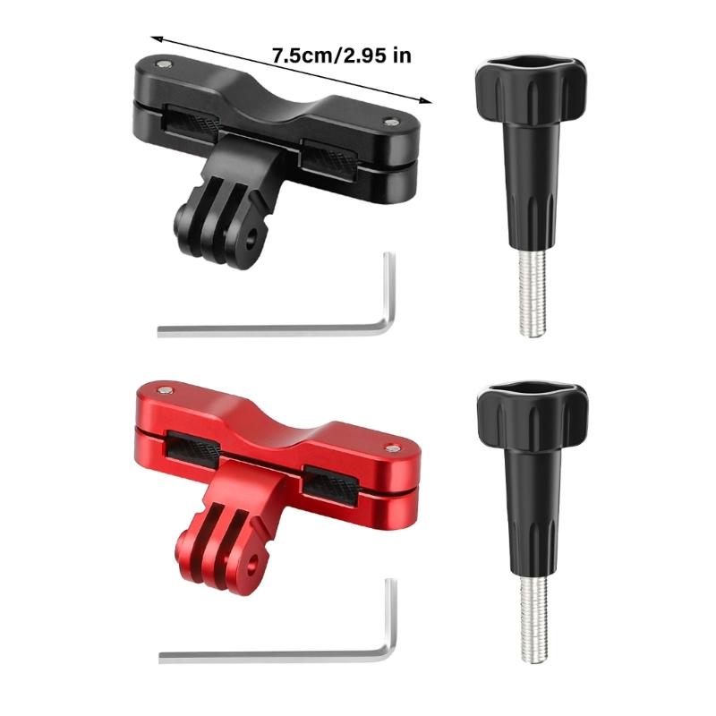 Action Camera Seats Bracket High Strength Aluminum Easy Installation for Action Camera On Bicycles