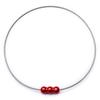 Erg Synapse Necklace SPACY Sports Necklace X Flare (Silver Red) (45)