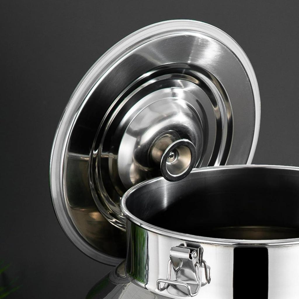 Stainless Steel Beer Fermenters Pail For Oil Storage Wide Application Tea Canister Storage Milk Pail