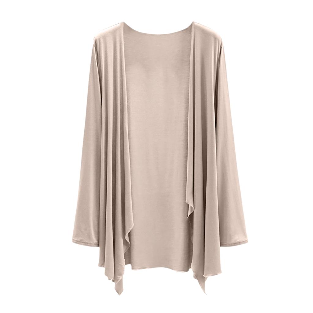 Women's Summer Long Sleeved Cardigan Oversized Top And Shawl Thin Jacket