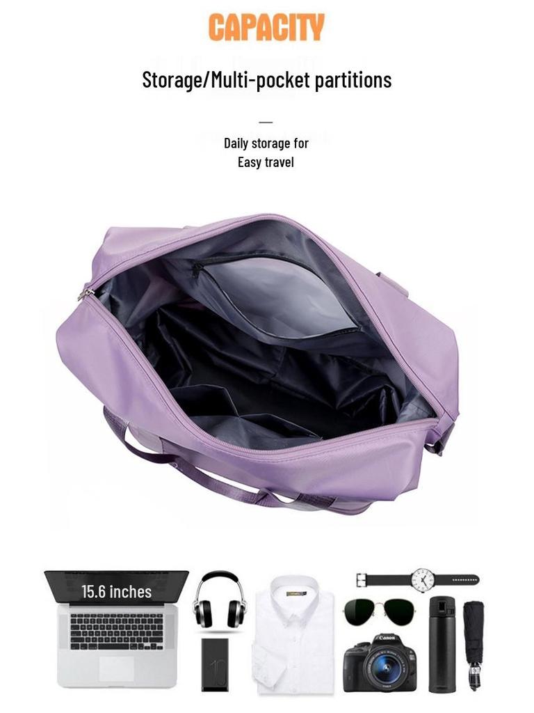 Унисекс Расширяемая Дорожная Сумка Дафл Большой Вместимости на Колесах, Складная Ручная Кладь для Деловых Поездок и Шопинга.