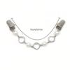 1PC Metal Corsage Brooch Pearl Chain Sweater Cardigan Clip Shawl Buckle Anti-Slip