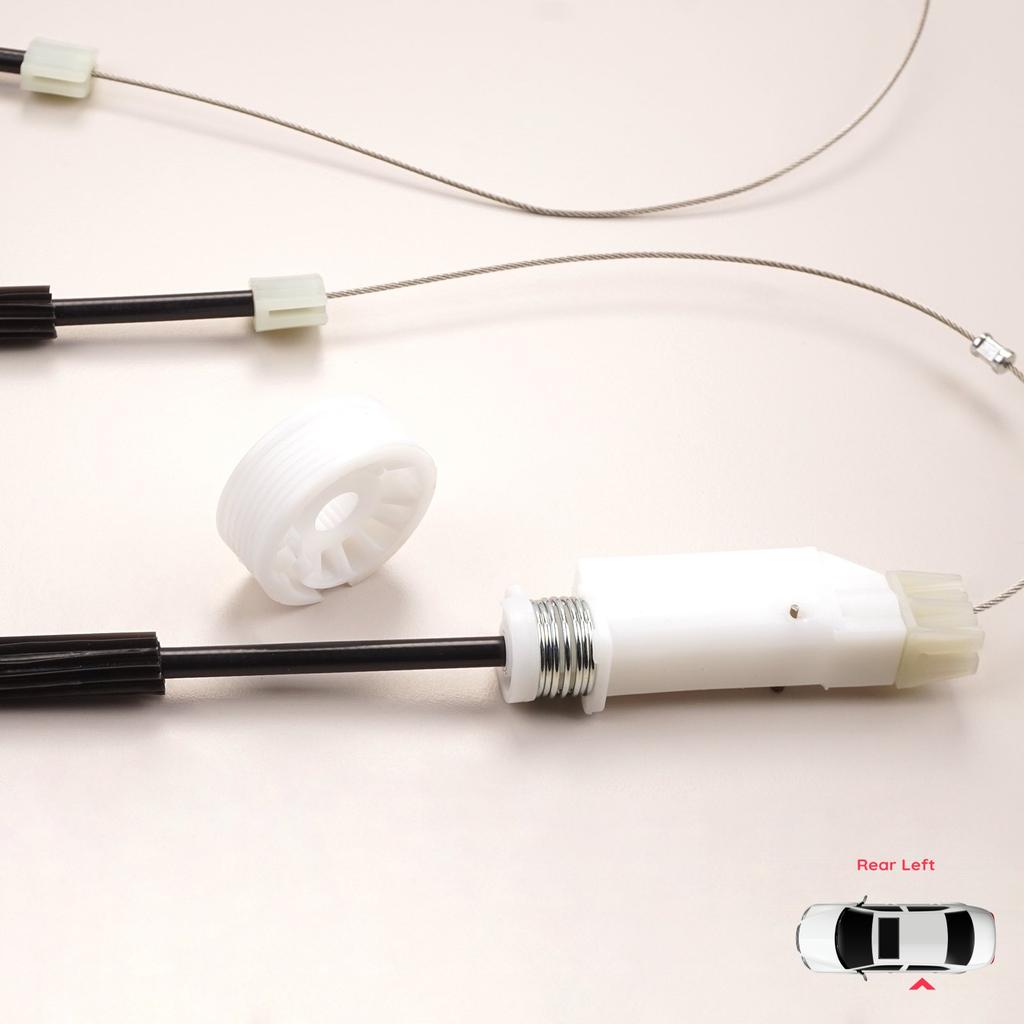 BROSS Автозапчасти BWR1231 Комплект для ремонта электрического стеклоподъемника Задняя левая сторона для A5 S5 Купе 2008-2013