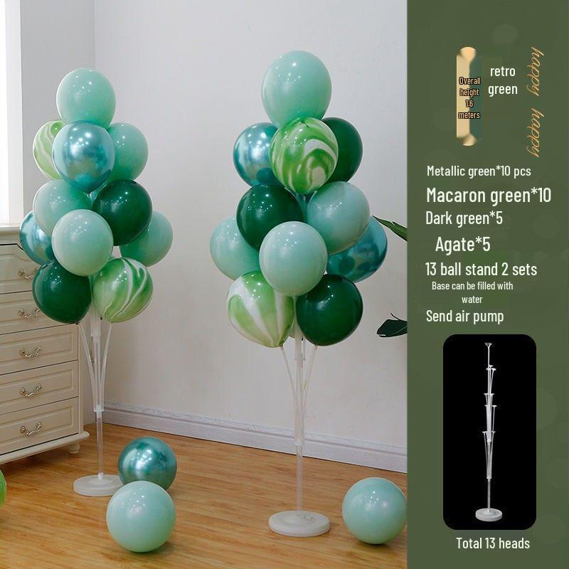 Glow-in-the-Dark Floor Balloons for Birthdays & Anniversaries, New Year’s Movable Stand