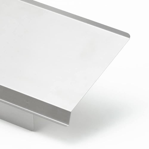 Yoshikawa Gas Stove Exhaust Vent Cover, Oil Splash Guard, 32cm Wide, 17.5cm Deep, Set of 2, Stackable, Silver, Made In Japan, Induction Cooktop Grill