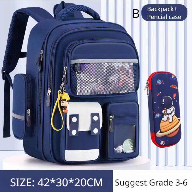 2025 Новый Ультралегкий Школьный Рюкзак для Ученика Студента Набор из 3 Предметов Детская Сумка для Книг 3-6 Класс Унисекс Оксфорд Водонепроницаемый Рюкзак Сумка для Учебы