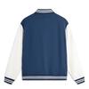 Li Ning Color Block Logo Print Вязаная куртка Мужские куртки Deep-Navy AFDU553-2