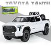 1/24 TOYOTA Tundra TRD Пикап Внедорожный литой сплав Миниатюрная игрушечная модель автомобиля с инерционным механизмом, звуком и светом, коллекция подарков для мальчика