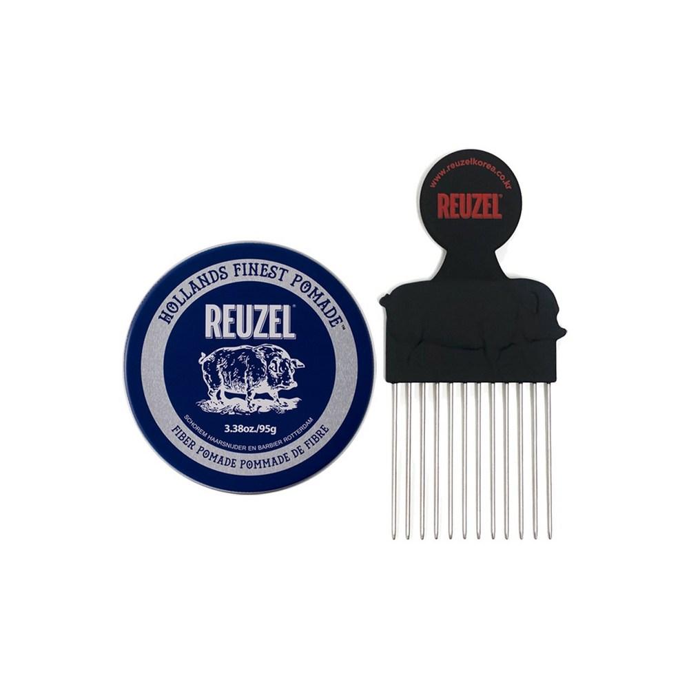 Помада Reuzel Fiber 95 г + 1 расческа для помады