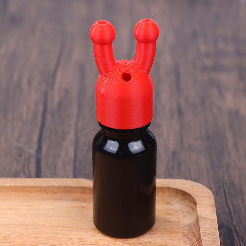 Герметичный ингалятор для аромамасел Мини-диспенсер для ингаляций эфирных масел и духов Красная крышка Ингалятор для эфирных масел