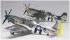 PLATZ Warplane Series WWII US Army Mustang Set Plastic Model 1/144 P-51D 2-Piece PDR-1