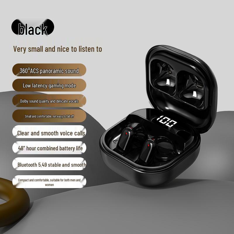 Компактные TWS Bluetooth-наушники с сенсорным управлением, цифровым дисплеем, высококачественным стереозвуком и шумоподавлением.