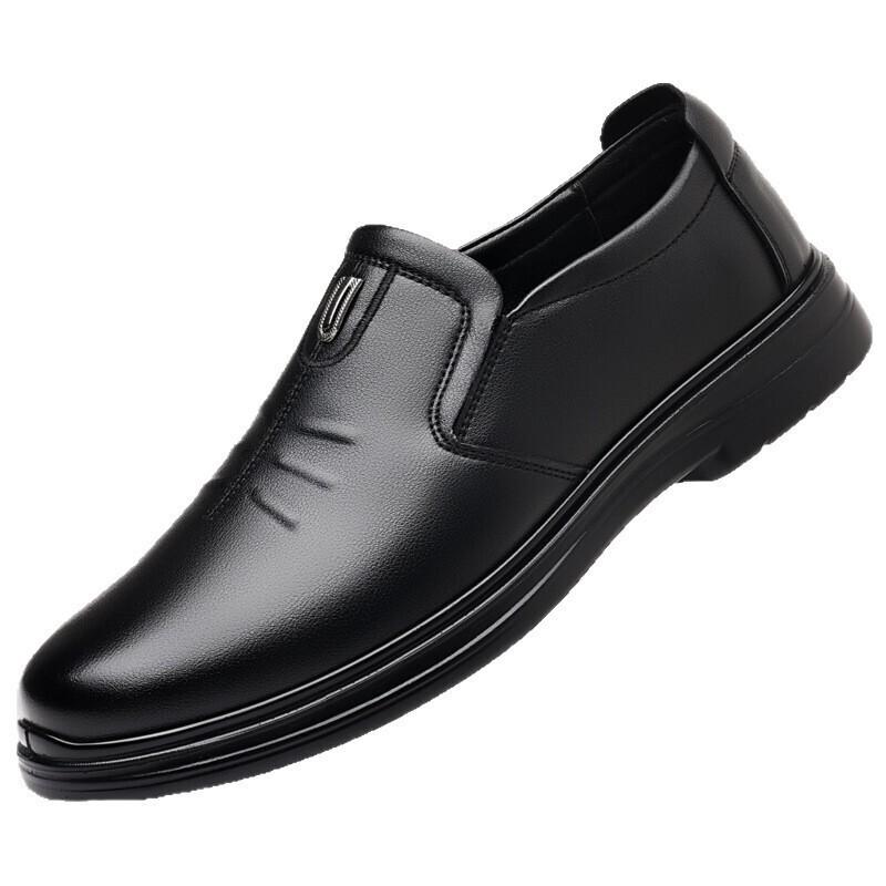 Spring Autumn New Designer Loafers for Men Solid Color Fashion Business Casual Shoes Male Soft Sole British Leather Shoes Man