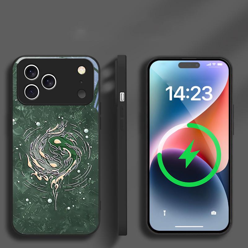 Искусство Эстетики Подходит для iPhone 16E 17 Pro Max 15 Pro 14 13 Plus 12 mini 11 16 Air 17Pro Магнитный Стеклянный Чехол для Телефона