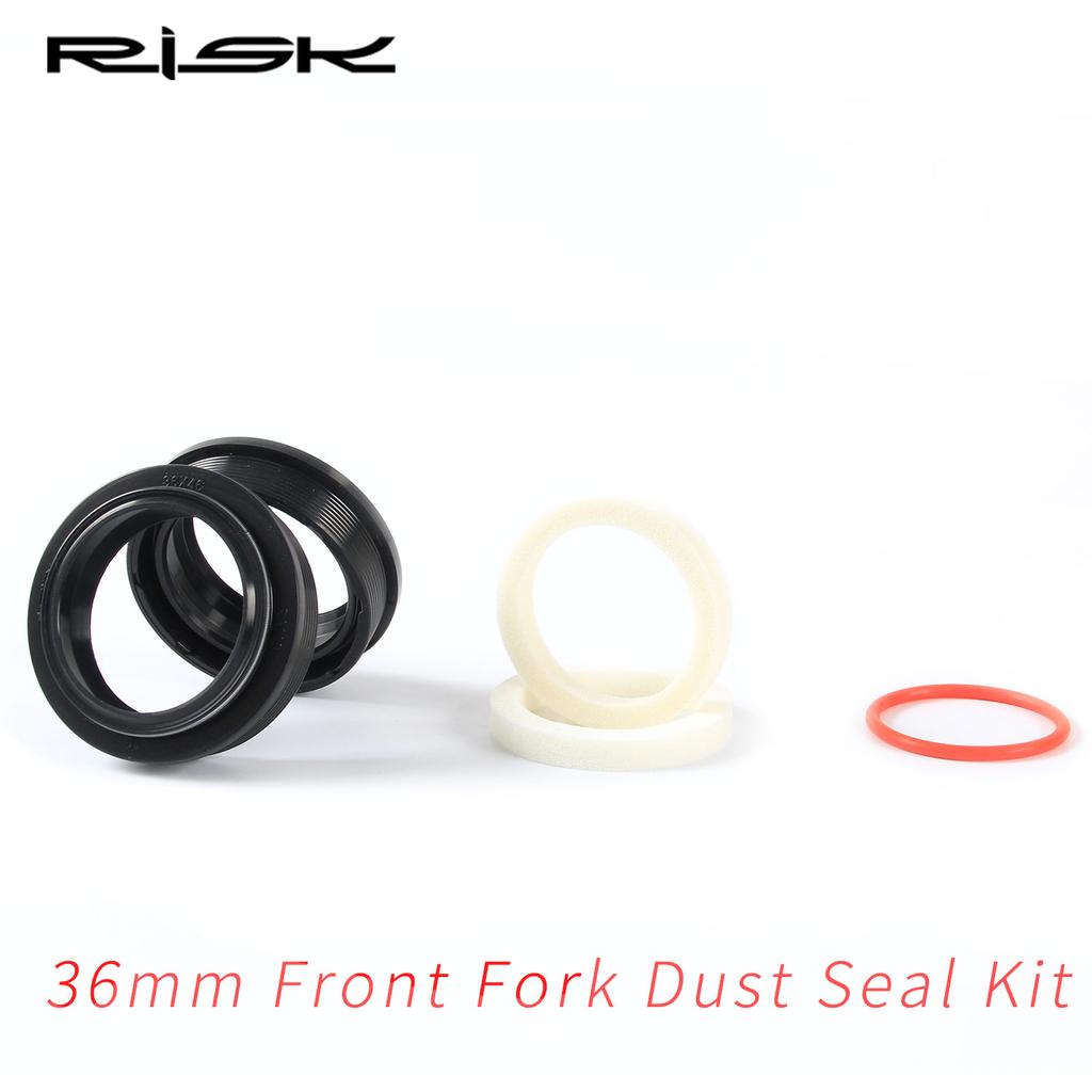 Risk Front Fork Dust Sealed Parts 32 34 35 36mm Bike Bicycle Suspension Front Fork Dust Sealing Ring Repair Parts Accessories