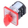 Changeover Switch 2 Pole 3 Position Cam Changeover Control Selector Switch for Motor AC380V
