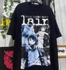 Ретро-футболка в стиле киберпанк Serial Experiments Lain, Унисекс Экспериментальная Аниме Уличная Одежда, Повседневная футболка с коротким рукавом, 100% хлопок